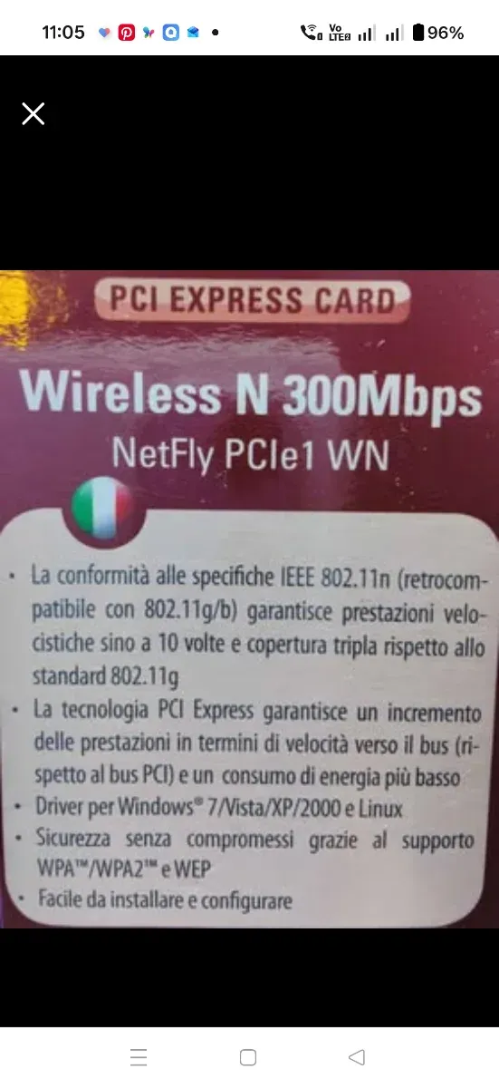 Tarjeta de red inalámbrica N 300Mbps Atlantis afbeelding 2