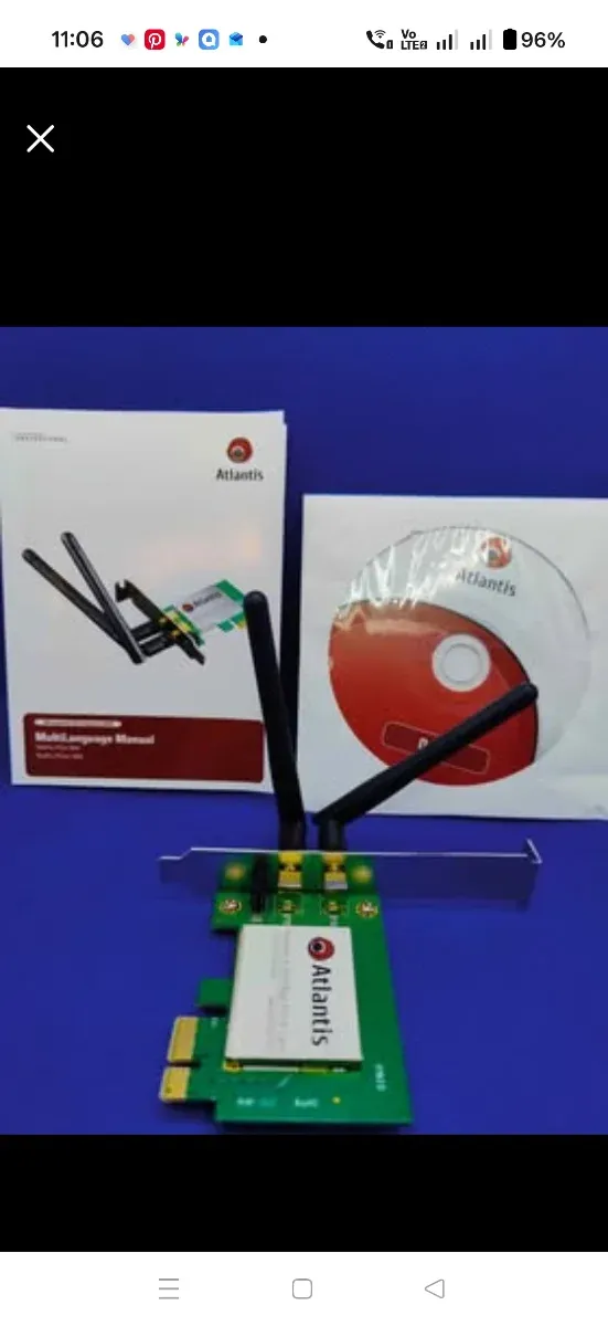 Tarjeta de red inalámbrica N 300Mbps Atlantis afbeelding 3