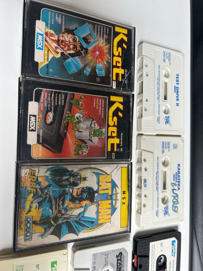 Pack Juegos MSX K'set Bat Man Karateka Test Drive