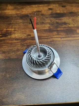 20 Focos LED Redondos Plateados ojos de buey