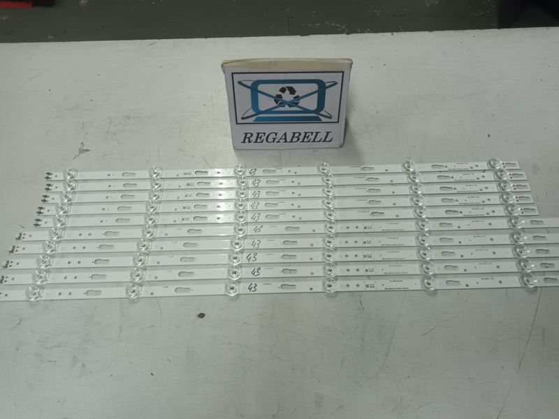 UE65TU7095U, KIT 10 TIRAS LED (ref,43)