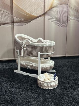 Culla Mosè artigianale per neonato