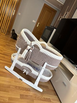 Culla Mosè artigianale per neonato