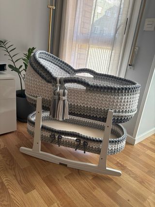 Culla Mosè artigianale per neonato