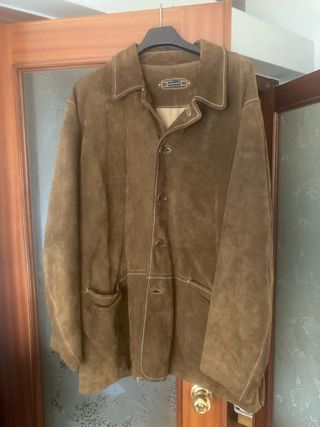 Chaqueta Suede Marrón Talla XL