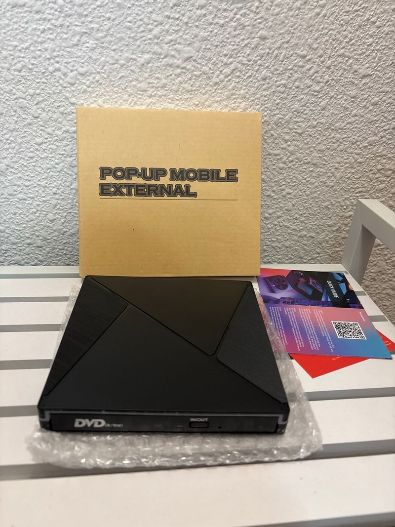 Grabadora Externa DVD RW Negra