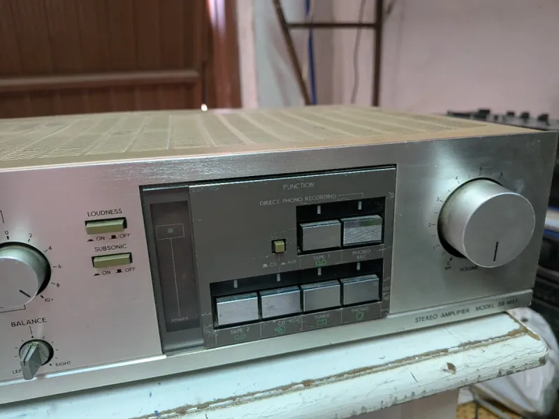Amplificador Toshiba SB-M33 Vintage Años 80 afbeelding 4