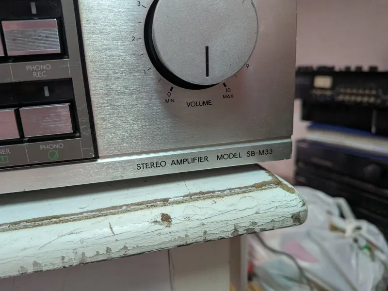 Amplificador Toshiba SB-M33 Vintage Años 80 afbeelding 5