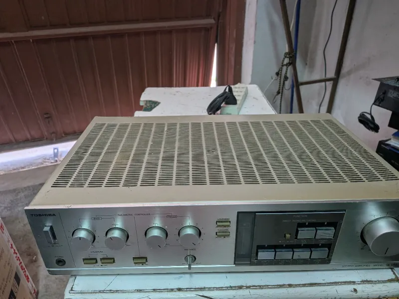 Amplificador Toshiba SB-M33 Vintage Años 80 afbeelding 6