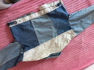 Chaqueta vaquera patchwork