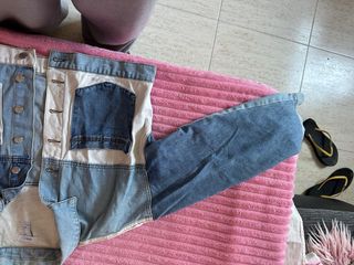 Chaqueta vaquera patchwork