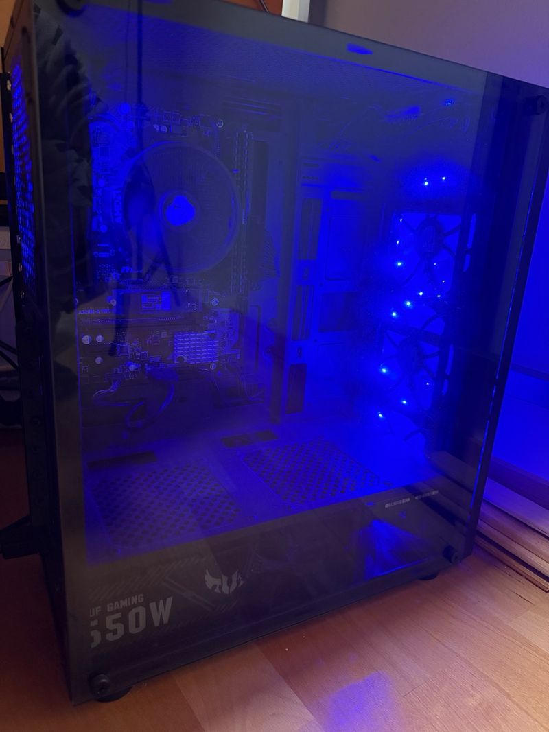 PC Gaming ASUS TUF 550W Negro/Azul