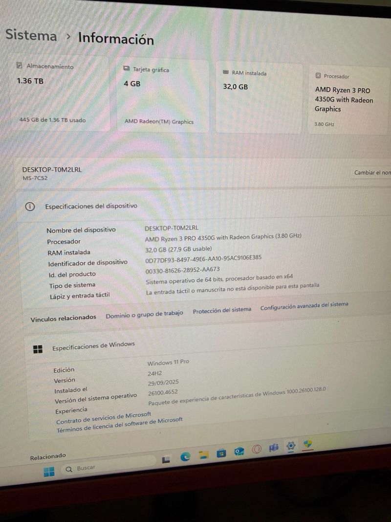 PC Gaming ASUS TUF 550W Negro/Azul afbeelding 4