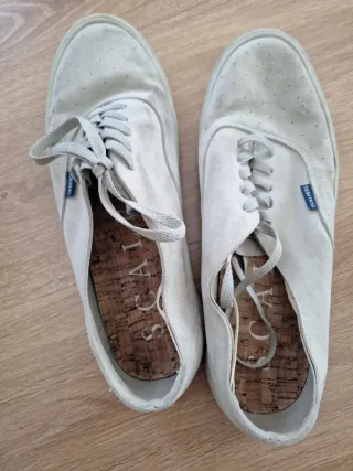 Zapatos Scalpers Beige/Gris