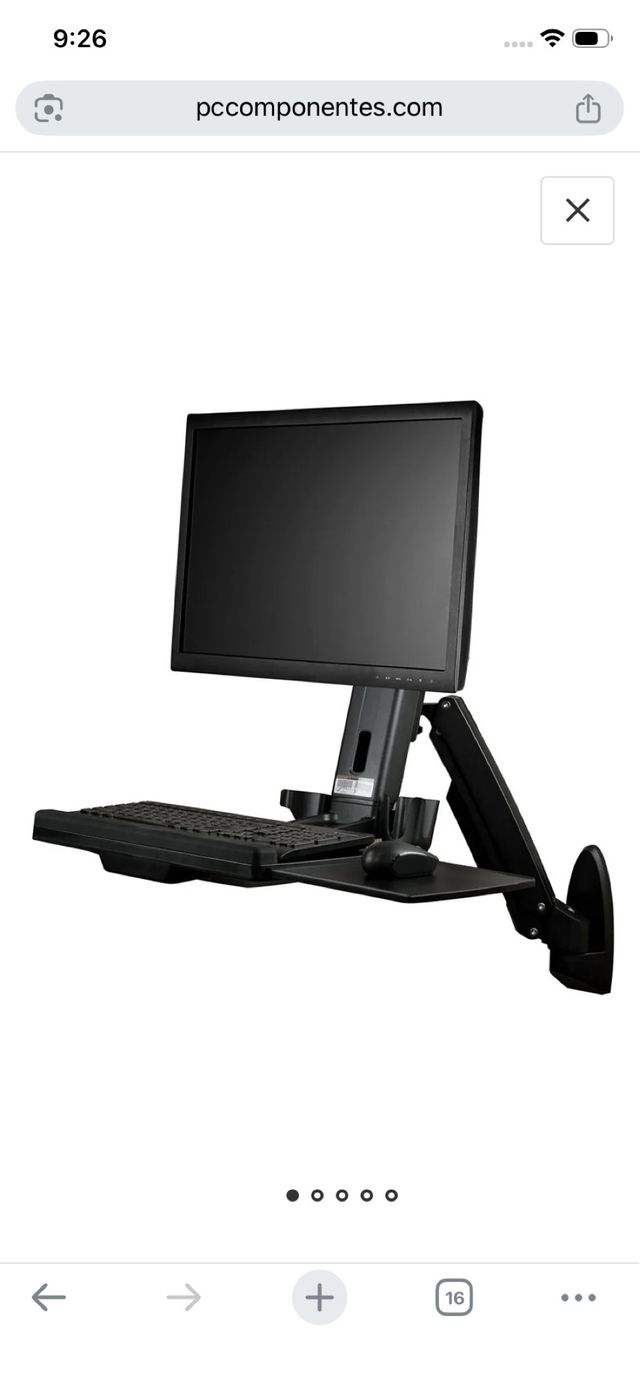 : Soporte Pared Monitor Startech WALLSTS1