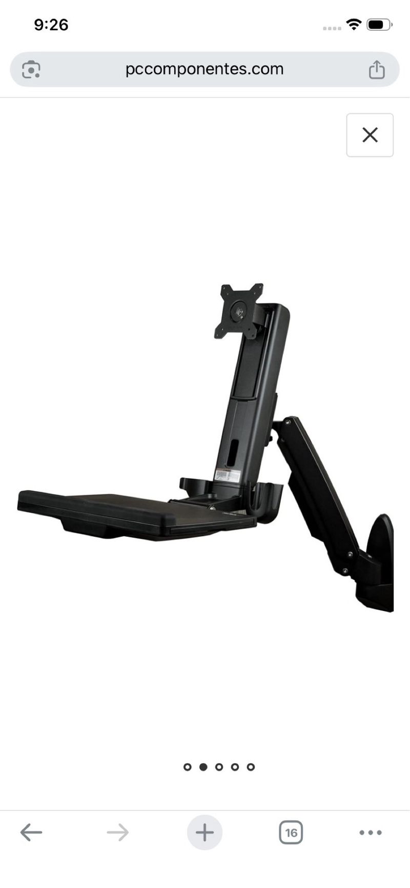 : Soporte Pared Monitor Startech WALLSTS1 afbeelding 2