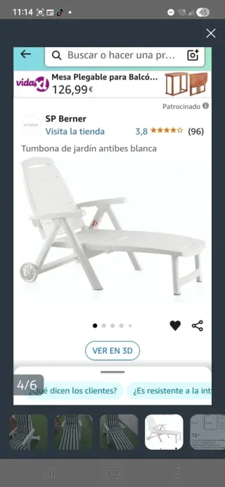 Hamaca tumbona fundas rayas verde y blanco
