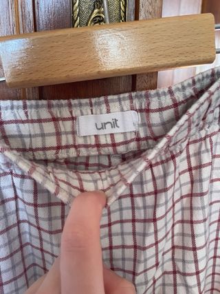 Pijama mujer cuadros Hipercor Talla S