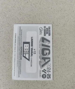 Cromo BB Boom Lamine Yamal FC Barcelona