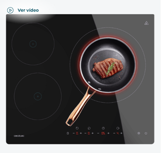 Vitrocerámica 3 fuegos Cecotec