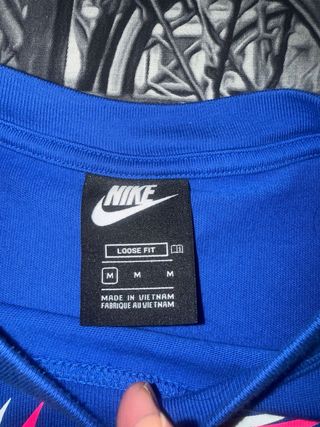 Felpa corta Nike blu