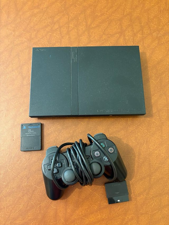 PlayStation 2 Sony Negra Completa
