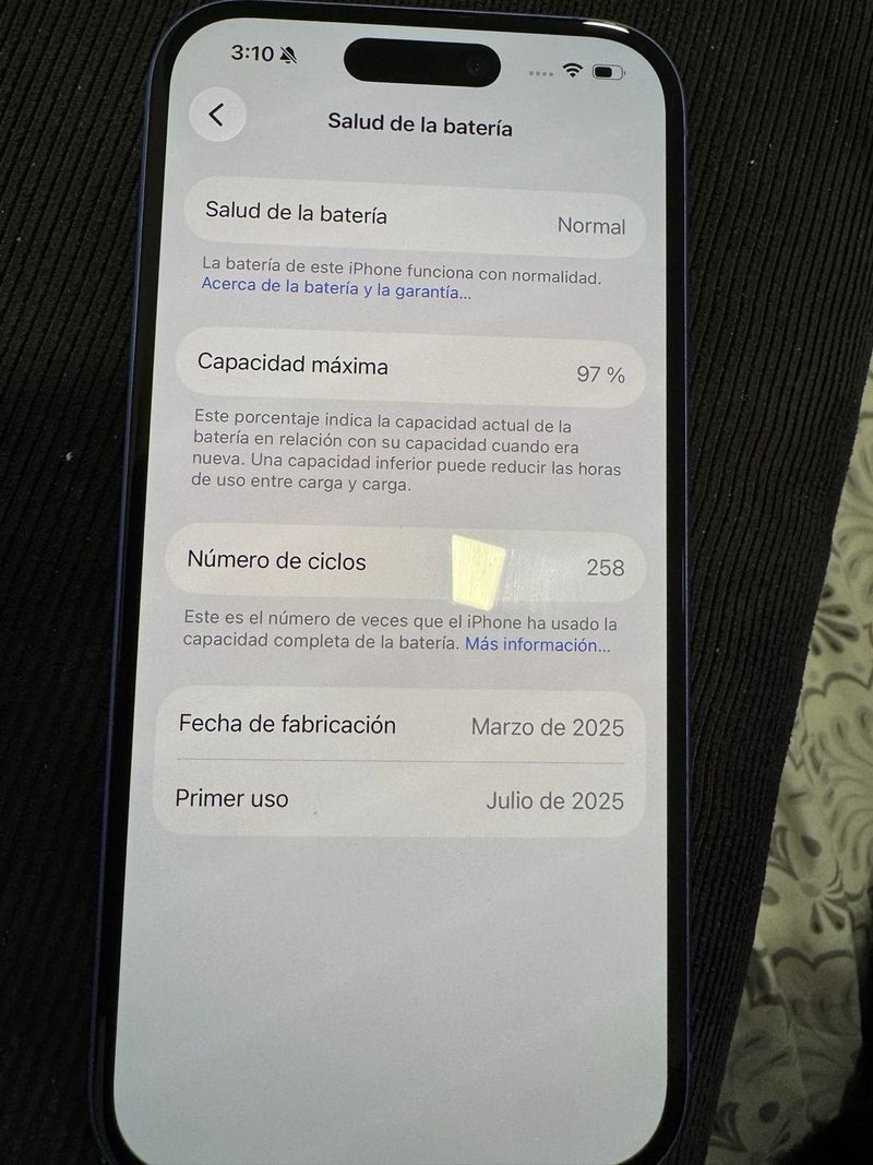 iPhone 16 128GB Azul - Batería 97% afbeelding 5
