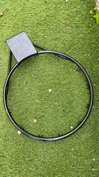 Canasta de baloncesto acero macizo para exterior.