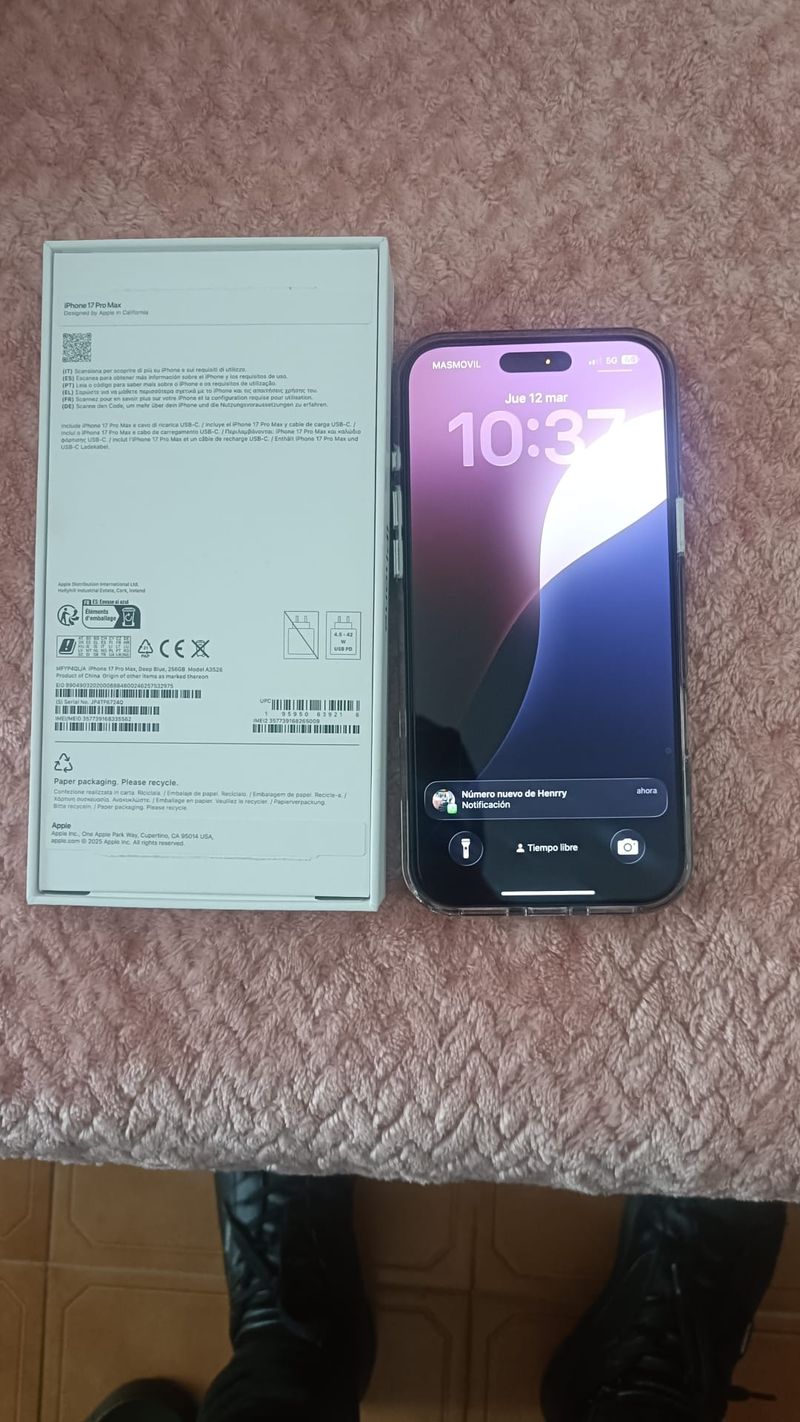 iPhone 17 Pro Max Azul - 1 Semana Uso afbeelding 6