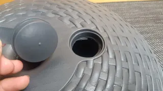 Base sombrilla o parasol de plástico duro nuevo