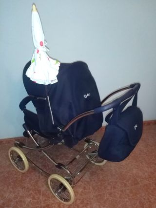Cochecito Bebé Arrúe Classic Azul Marino