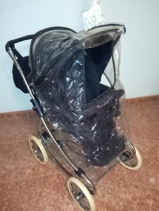 Cochecito Bebé Arrúe Classic Azul Marino