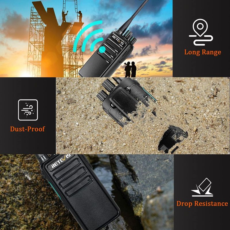 Retevis RB629 Walkie Talkie PMR446 con Auricular afbeelding 5
