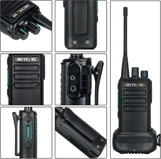 Retevis RB629 Walkie Talkie PMR446 con Auricolare