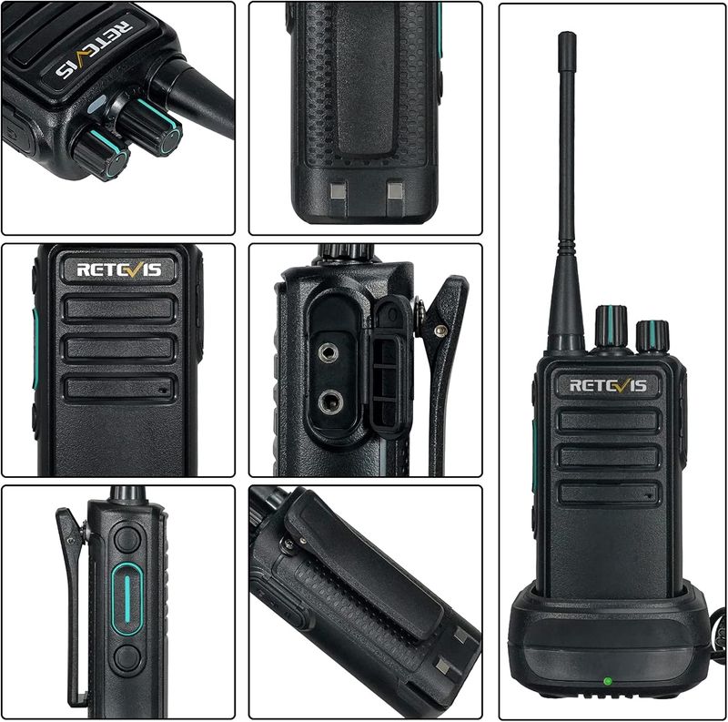 Retevis RB629 Walkie Talkie PMR446 con Auricular afbeelding 4