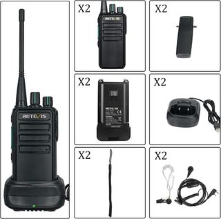Retevis RB629 Walkie Talkie PMR446 con Auricolare