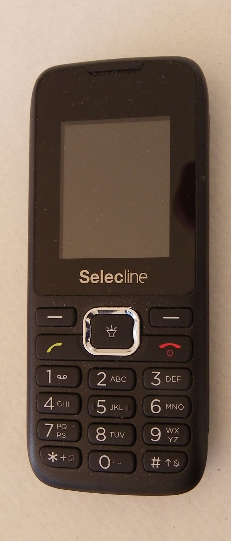 Teléfono Móvil Selecline Negro