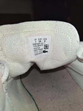 Zapatillas Lacoste Blancas y Rosas