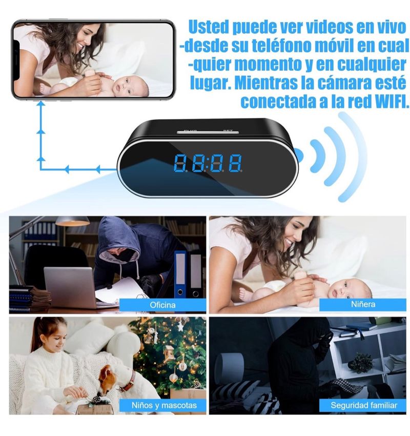 Mini Cámara Espía Oculta SIN ABRIR afbeelding 4