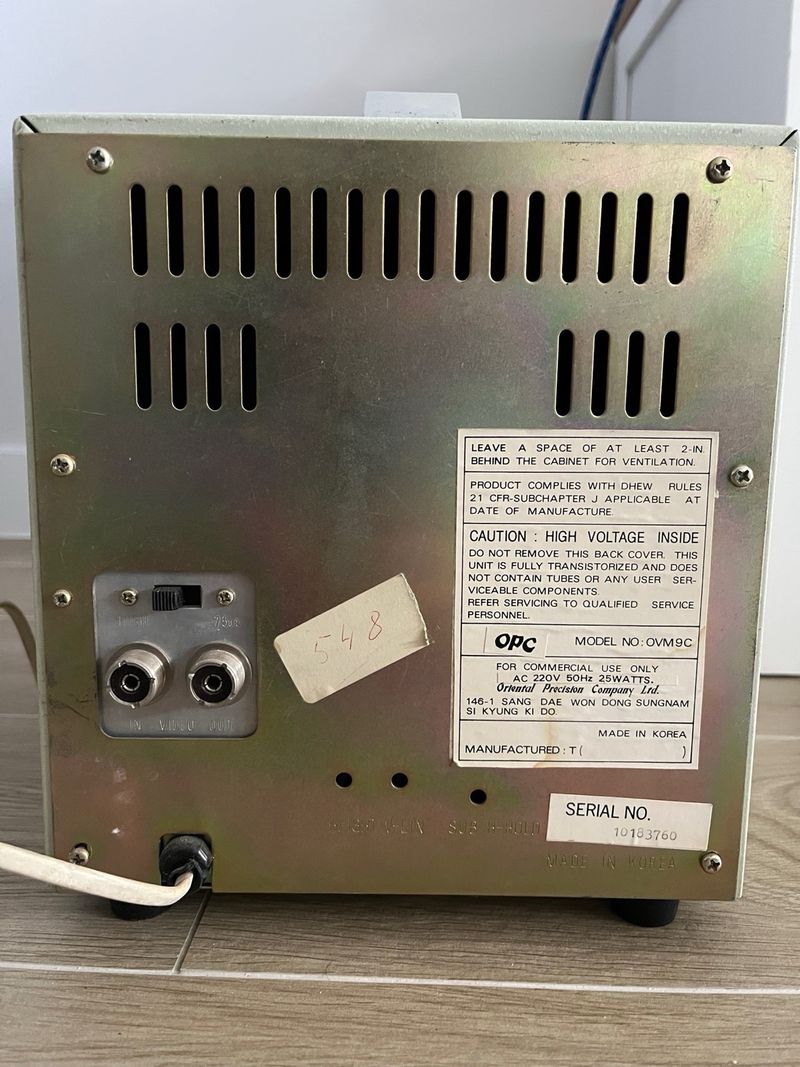 Monitor Industrial OPC OVM9C CRT Beige/Negro afbeelding 5