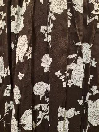 Falda larga estampada floral