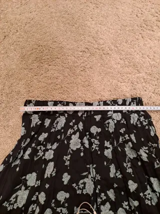 Falda larga estampada floral