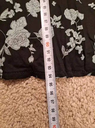 Falda larga estampada floral