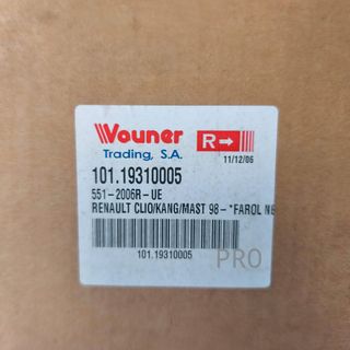 FARO ANTINIEBLAS DERECHO RENAULT NUEVO 10119310005