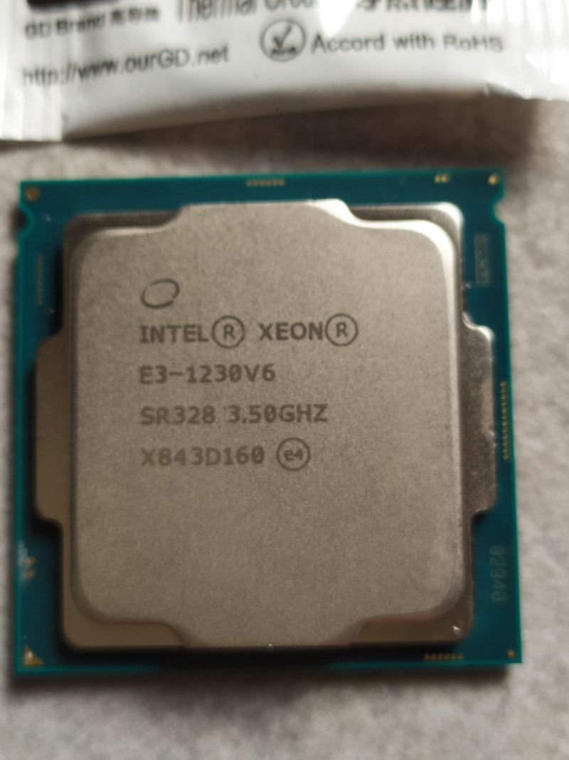 Intel Xeon E3-1230v6 Procesador