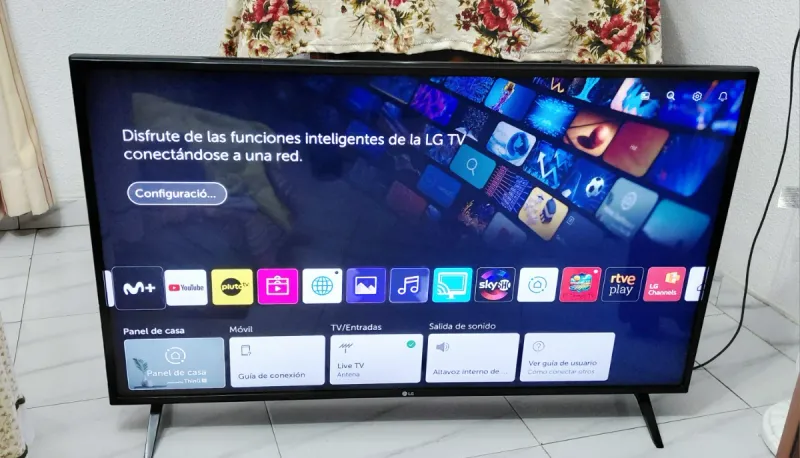 LG TV Smart TV Negro 43 pulgadas