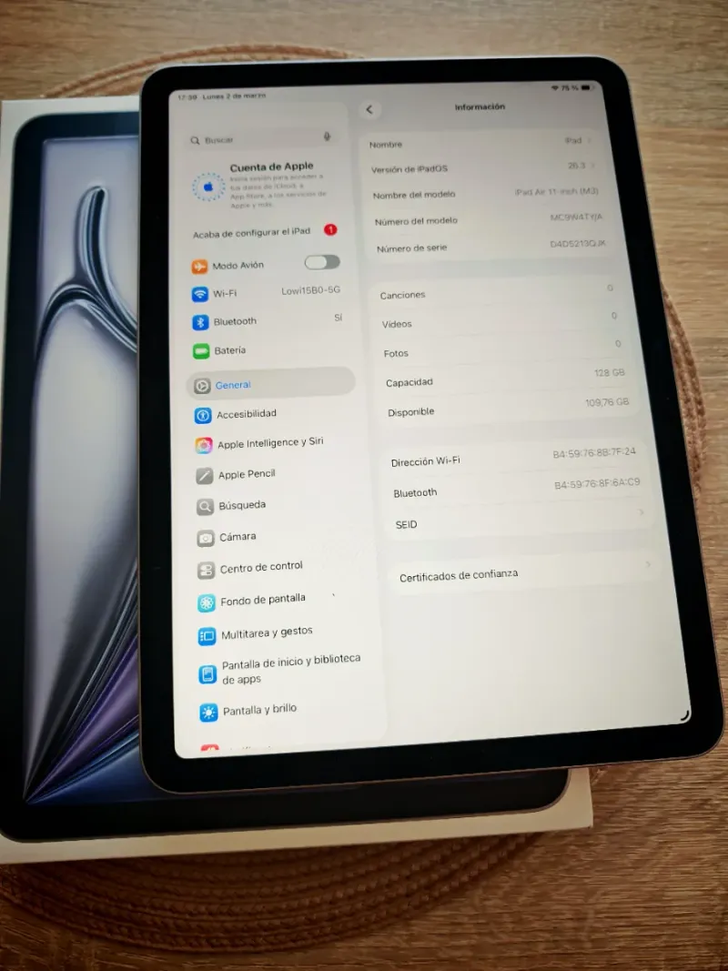 iPad Air M3 128GB (2025) afbeelding 3