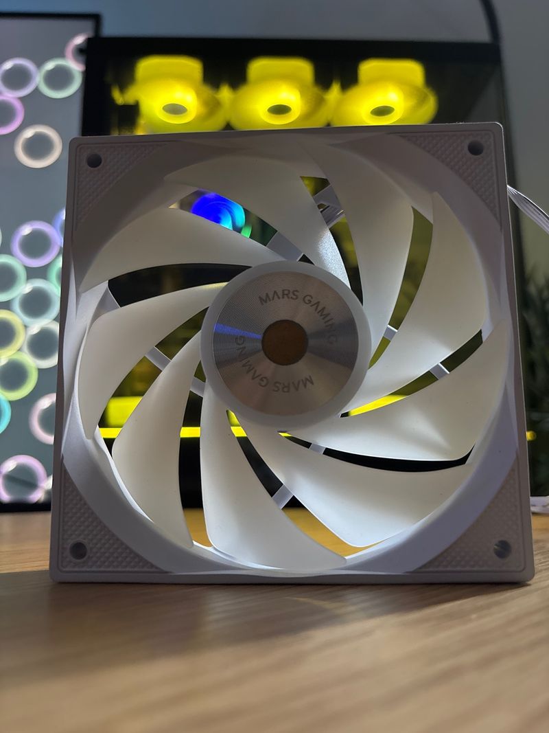Ventilador para PC 120mm blanco – nuevo