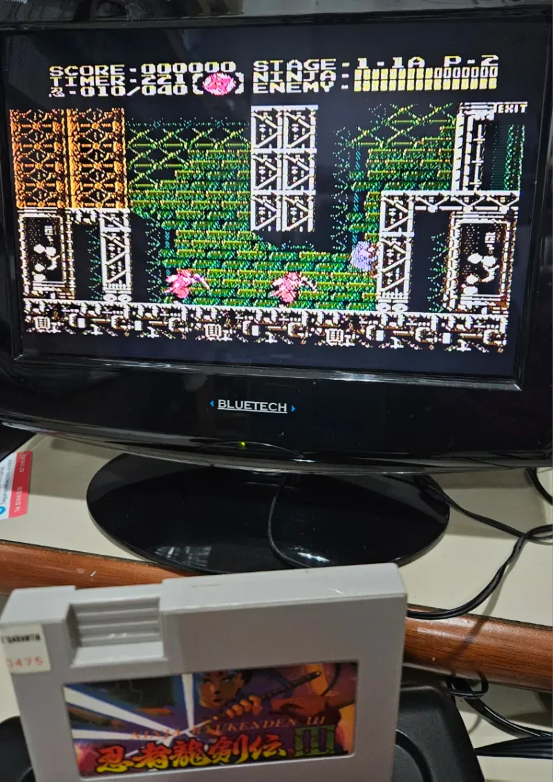 Juego NES Ninja Ryukenden III Clon afbeelding 9