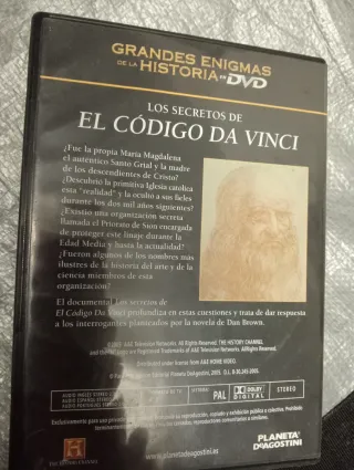 DVD Grandes Enigmas de la Historia: Código Da Vinc